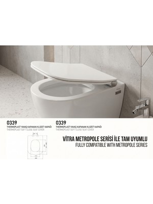 Nkp Vitra Muadili Kare Klozet Kapağı Amortisörlü Yavaş Kapanan Üstten Vidalı