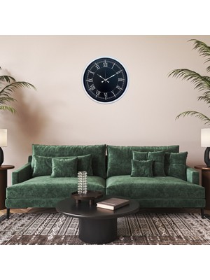 Beyaz Roma Asalet 52 x 52 cm Duvar Saati