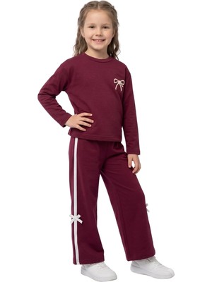 New Kids Kız Takım Çocuk Uzun Kol Fiyonk  Brd Detaylı