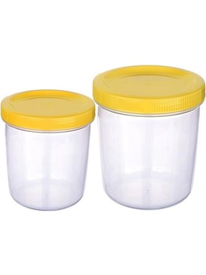 Içiçe Geçen 2 Li Saklama Kabı  (250VE 400ML)