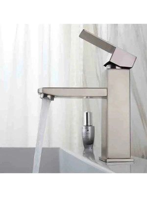 Fleko Inox Lavabo Bataryası Paslanmaz Çelik