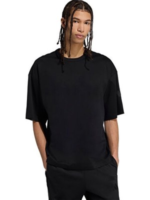 Adidas M Soft Lux T Erkek Günlük Tişört KB8092 Siyah
