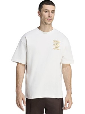 Adidas Golden Cıtıes Erkek Günlük Tişört IA4458 Beyaz