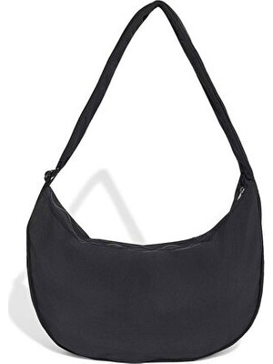 Adidas Cb Halfmoon Omuz Çantası-En: 50 Cm, Boy: 25 cm KR9049 Siyah