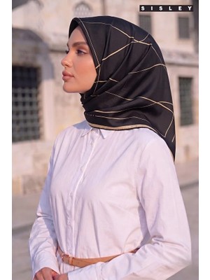 Sisley Ipek Saten EŞARP-ASM2038-33