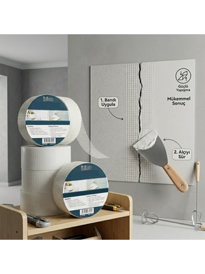 Hereveoyuncak Derz ve Alçıpan Bandı - 50 mm x 45 mt - File Bannt