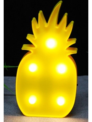 Skygo LED Işıklı Ananas Gece Lambası Dekoratif LED Aydınlatma