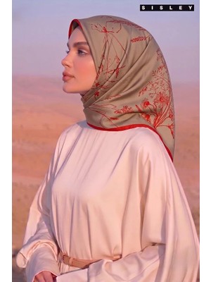 Sisley Ipek Saten EŞARP-ASM2032-25