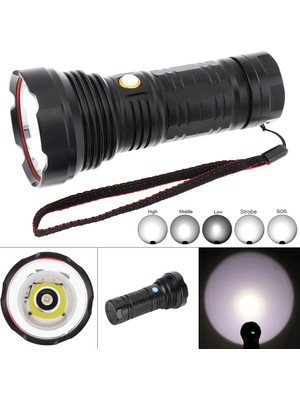 Epilons Gold Orion OR-753 3000 Lümen Güçlü LED Uzun Menzilli Şarjlı El Feneri