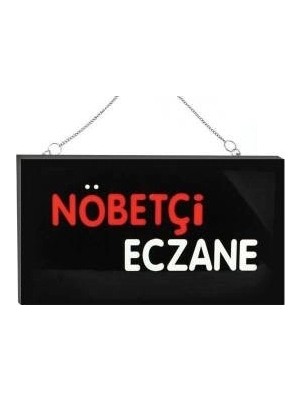 Işıklı Tak Çalıştır Hazır Tabela Nöbetçi Eczane