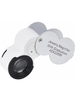 45X22 Ledli Para Algılama ve Mezuniyet Takı Değerleme Büyüteç