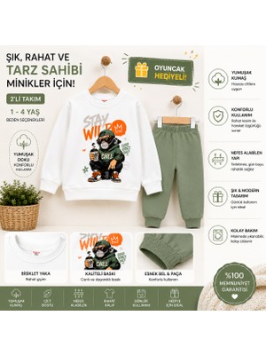 Poyraz Bebe Baskılı Çocuk Takım