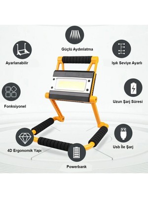 1300 Lümen Güçlü Aydınlatma WT-328