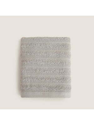 Zemira WAVED%100 Pamuk El Havlusu 30X40 cm Grı