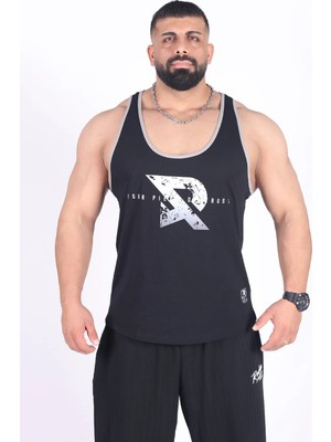 Ruchon Nutrition Ruchon Your Piece Erkek Fitness Atlet Pamuklu - Siyah S