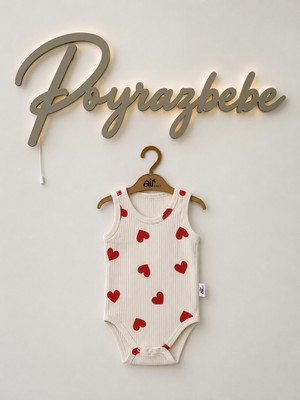 Poyraz Bebe Kalp Desenli Body