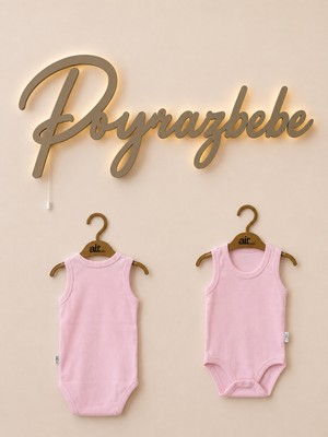 Poyraz Bebe Jakarlı Bebek Askılı Badi