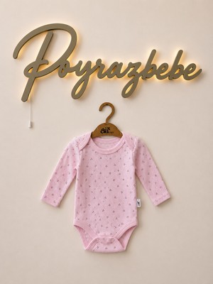 Poyraz Bebe Rapor Çiçek Kollu Küçük Bady