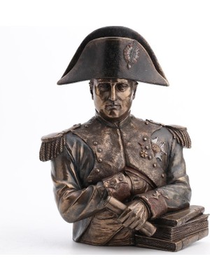 Wise Wıse Napolyon Büst Dekoratif Obje – Poliresin Tarihi Büst – 24,5 cm