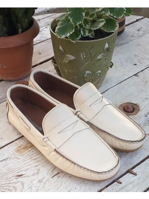 Bags Shoes Bagsshoes 15009 Erkek Hakiki Deri Loafer Günlük Ayakkabı