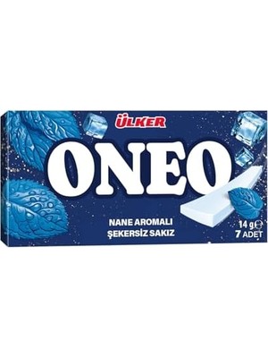 Oneo Slims Yeşil Naneli Sakız, 14 gr