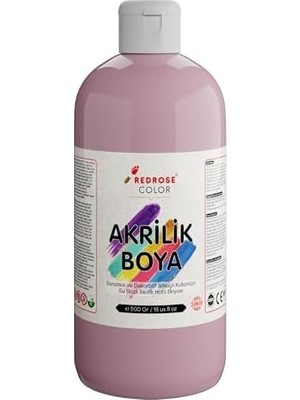 Açık Pembe Akrilik Boya 500 gr