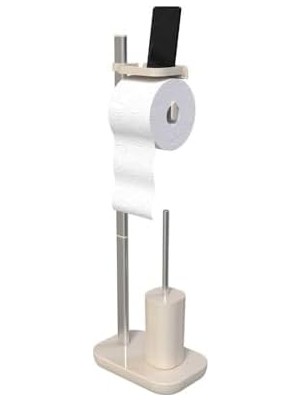 Suı Tuvalet Kağıtlık Tuvalet Fırçalı-Bej M-E75T-09