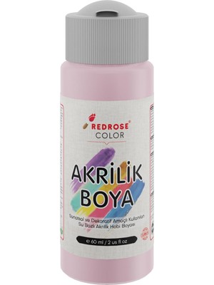 Açık Pembe Akrilik Boya 60 ml