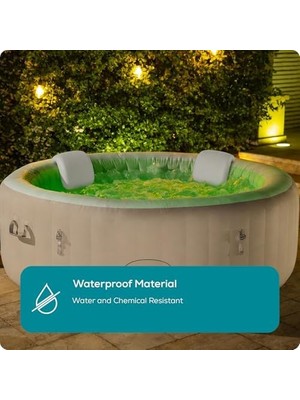 Lay-Z-Spa Boyun Yastığı Seti 25 x 19,5 x 17,5 cm | Şişirilebilir Jakuziler, Baş ve Boyun Destek Aksesuarları Için Yastıklı Spa Kafalıkları