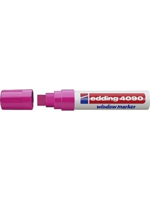4090 Tebeşir Kalemi - Fosforlu Pembe - 1 Tebeşir Kalemi - 4-15 mm Kesik Ucu