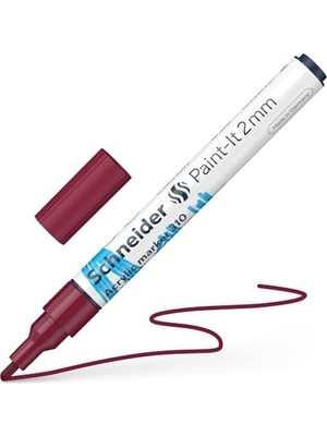 310 Akrilik Marker 2mm Bordo- 120161