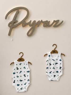 Poyraz Bebe Dino Askılı Küçük Badi