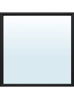 IKEA Nyponbuske Siyah 65X65 cm Duvar Aynası