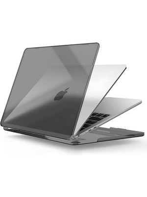 MacBook Air 13.3 Inç M1 ile Uyumlu Polikarbonat Sert Koruyucu Çizilme ve Darbe Önleyici Kılıf A2337 A2179 A1932 (Siyah Şeffaf, 13.3 Inç 2018-2022 Arası (M1 Işlemci))