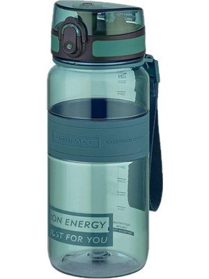 Uzspace Su Matarası 650 ml Yenilenen Renkler Yeşil