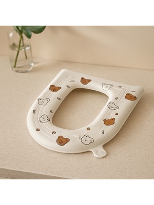 Klozet Oturak Kılıfı (Desenli) - Eva Ped, Yapışkanlı, Kulaklı