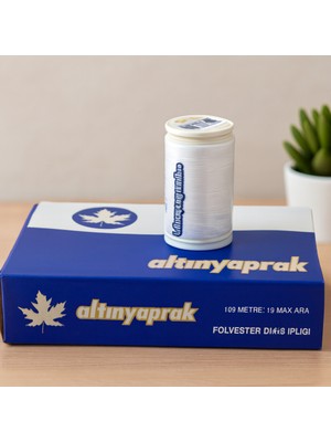 Beyaz Dikiş Ipi 100 M - 12'li Paket