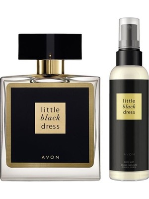 Avon Dress Parfüm ve Vücut Spreyi Seti, 50ML + 100ML, P239, Şeffaf, Kadın