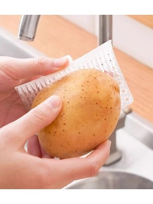 Çok Amaçlı Sebze ve Meyve Temizleme Patates Soyma Fırçası