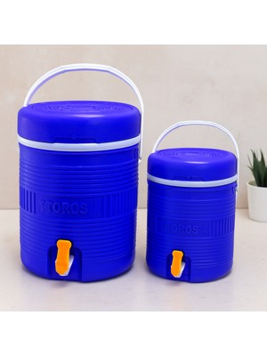Yuvarlak Plastik Termos Seti 14L+6L Musluklu