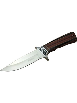 A058-1 Kamp Bıçağı 26,5 cm - Ahşap Sap, Kılıflı
