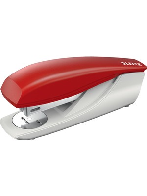 Leitz Ofis Zımbalayıcı, 30 Yaprak Için, Ergonomik Tasarım, Zımba Dahil, Kırmızı, Nexxt Serisi, 55000