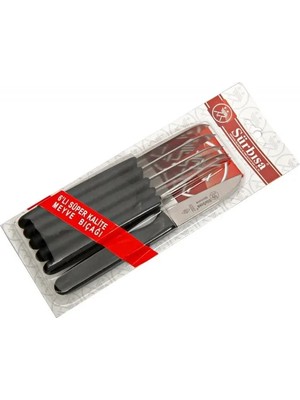 61007 - Sürmene Meyve Bıçağı 7,5 cm 6 Lı