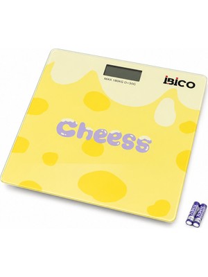 0221A Dijital - Pilli Desenli Renkli Cam Banyo Baskül Terazi Tartı LCD Ekran 180KG/50GR 26X26CM İ11-030