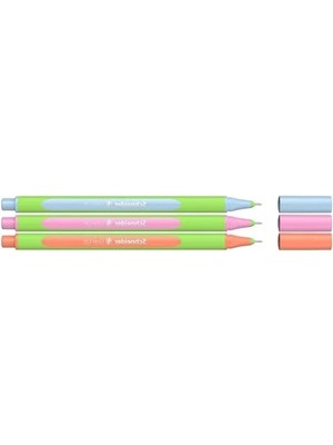 Aesco Pastel Renk Uçlu 0.4 mm Kalem Seti, 3'lü Paket