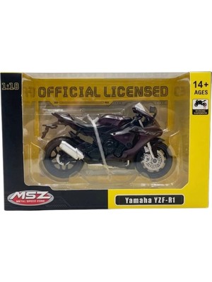 Aesco 1/18 Yamaha Yzf-R1 Model Motosiklet
