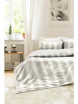 Melonika Şaheser Home Collection Ipliği Boyalı Çift Kişilik Nev Takımı Nenas Antrasit
