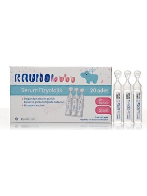 Aesco Mey Ithalat® Serum Fizyolojik 5 ml x 20 Flakon