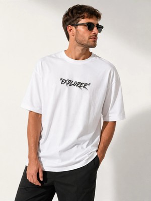 Me Selection Explorer Tasarım %100 Pamuk Unisex Basic Tişört