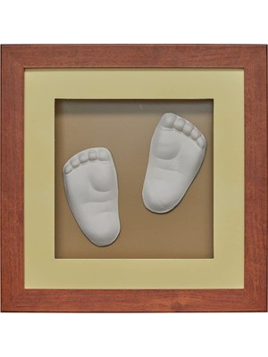 Baby Memory Prints BMP.081 Ceviz Rengi 3 Boyutlu Çerçeve (Kahverengi)
